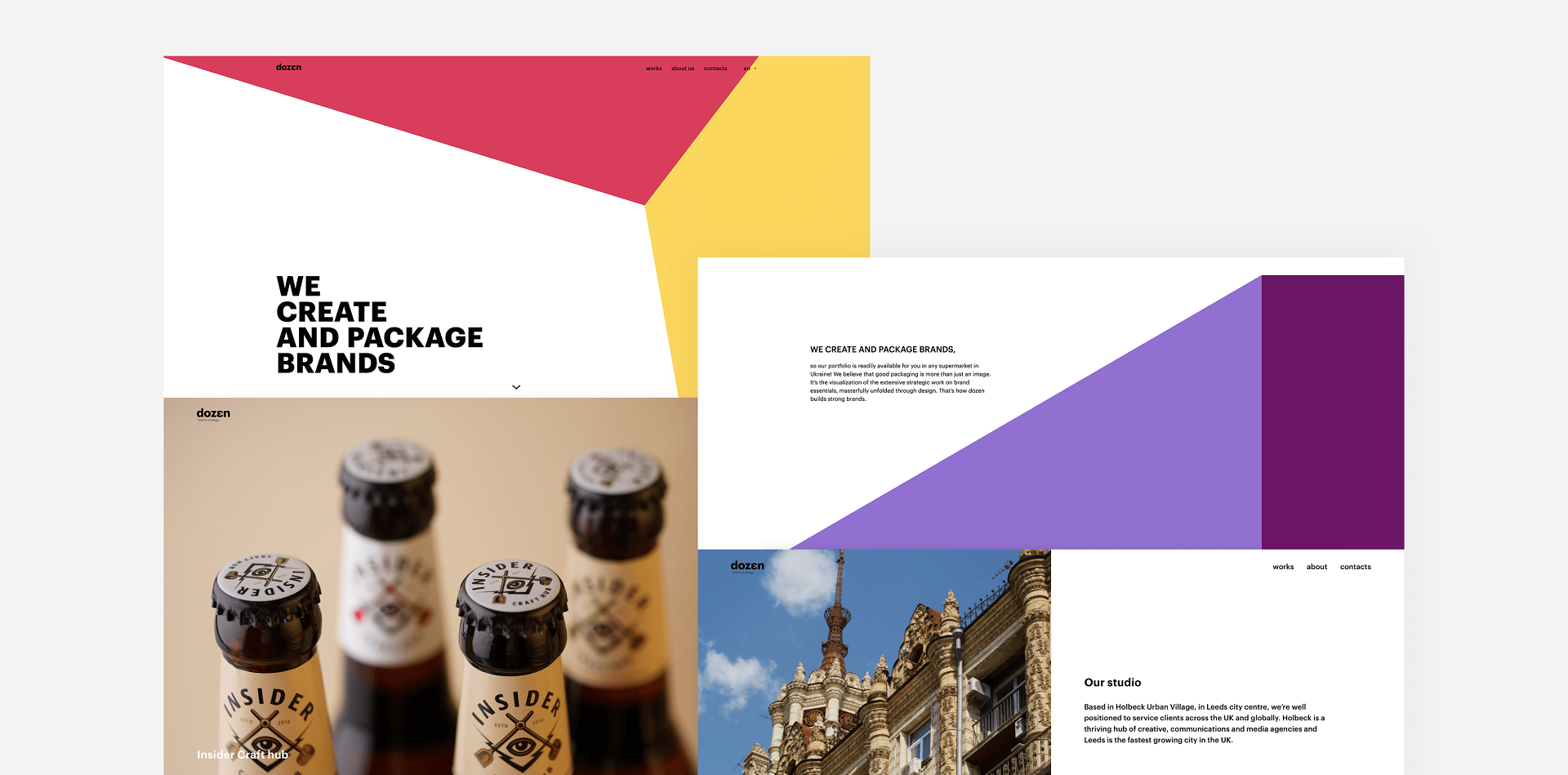 Dozen agency website